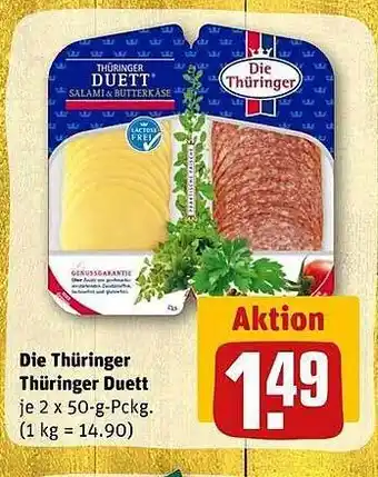 REWE Die thüringer thüringer duett Angebot