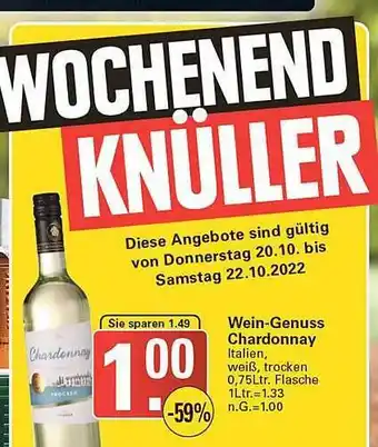 WEZ Wein-genuss chardonnay Angebot