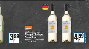 Edeka Demeter weingut zähringer cuvée blanc Angebot