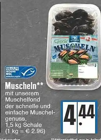 Edeka Muscheln Angebot