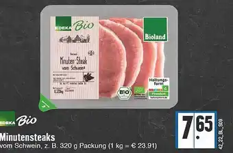 Edeka Edeka bio minutensteaks Angebot