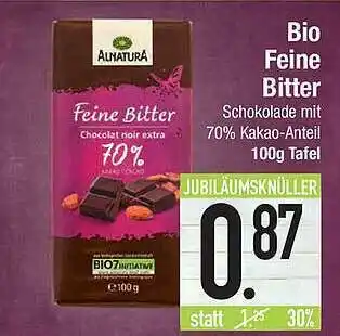 Marktkauf Alnatura Bio Feine Bitter Angebot