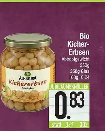 Marktkauf Bio Kichererbsen Angebot