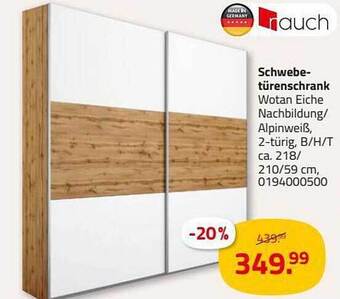 ROLLER Rauch schwebeturenschrank Angebot