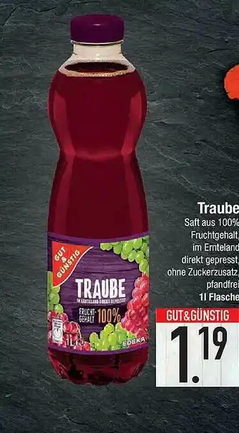 Marktkauf Gut & Günstig Traube Angebot