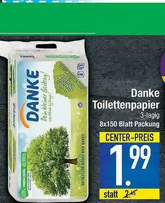 Marktkauf Danke Toilettenpapier Angebot