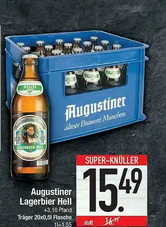 Marktkauf Augustiner Lagerbier Hell Angebot