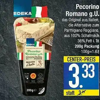 Marktkauf Edeka Pecorino Romano G.u Angebot