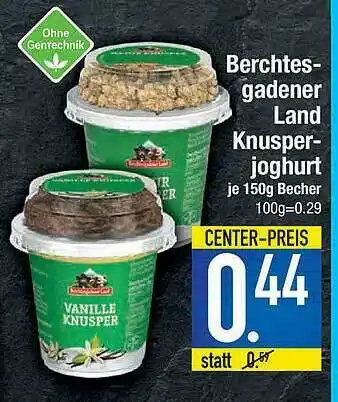 Marktkauf Berchtesgadener Land Knusper Joghurt Angebot