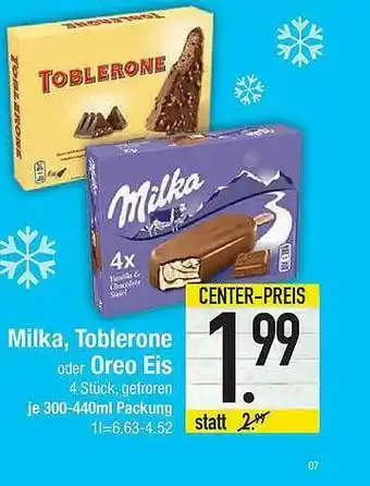 Marktkauf Milka, Toblerone Oder Oreo Eis Angebot