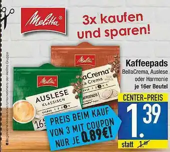 Marktkauf Kaffeepads Angebot