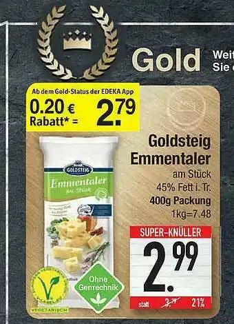 Marktkauf Goldsteig Emmentaler Angebot