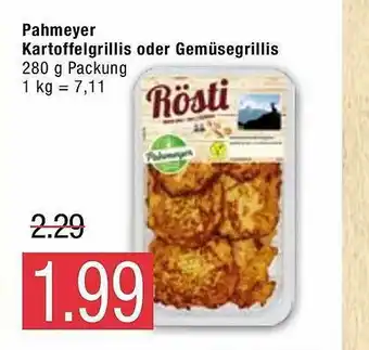 Marktkauf Pahmeyer Kartoffelgrillis Oder Gemüsegrillis Angebot