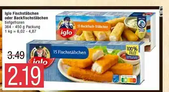 Marktkauf Iglo Fischstäbchen Oder Backfischstäbchen Angebot