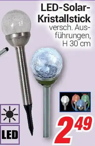 CENTERSHOP Led Solar Kristallstick Angebot