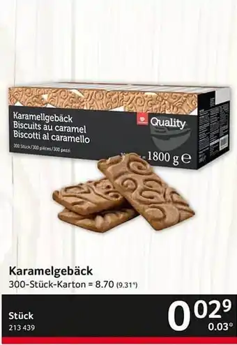 Selgros Karamelgebäck Angebot