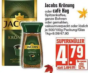 Edeka Jacobs krönung oder café hag Angebot