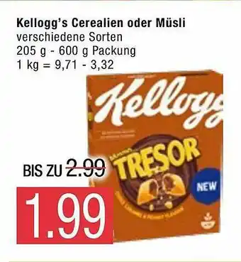 Marktkauf Kellogg's Cerealien Oder Müsli Angebot
