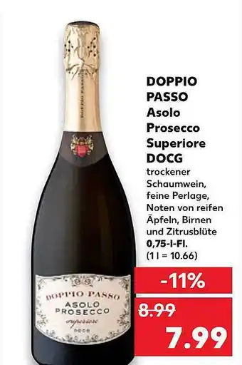 Kaufland Doppio passo asolo prosecco superiore docg Angebot