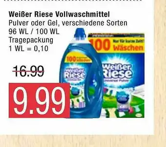 Marktkauf Weißer Riese Vollwaschmittel Angebot