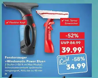 Kaufland Fenstersauger „windomatic power blue“ Angebot