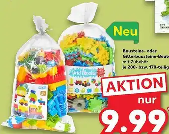 Kaufland Bausteine- oder gitterbausteine-beutel Angebot