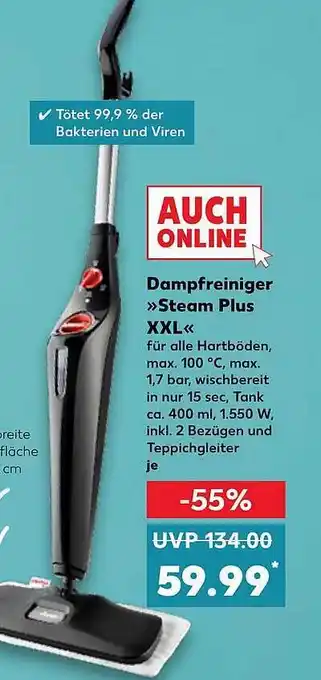 Kaufland Dampfreiniger „steam plus xxl“ Angebot