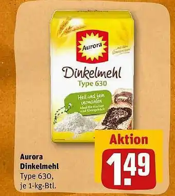 REWE Aurora dinkelmehl Angebot