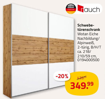 ROLLER Rauch Schwebetürenschrank Angebot
