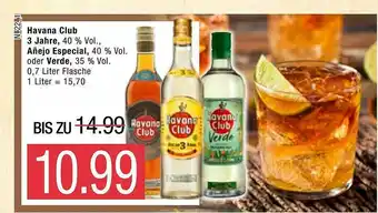 Marktkauf Havana Club 3 Jahre, Añejo Especial Oder Verde Angebot