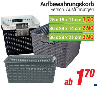 CENTERSHOP Aufbewahrungskorb Angebot