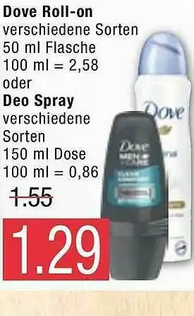 Marktkauf Dove Roll On Ode Deo Spray Angebot