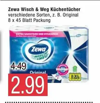 Marktkauf Zewa Wisch & Weg Küchentücher Angebot