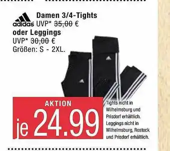 Marktkauf Adidas Damen 3-4 Tights Oder Leggings Angebot