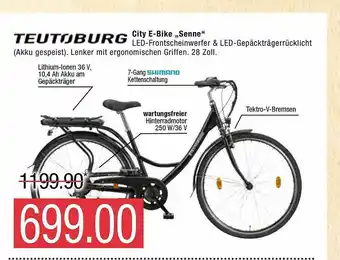 Marktkauf Teutoburg City E-bike „senne” Angebot