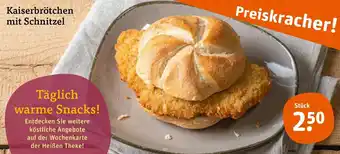 tegut Kaiserbrötchen mit Schnitzel 100 g Angebot