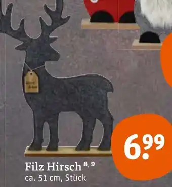 tegut Filz Hirsch Angebot