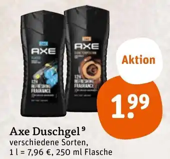 tegut Axe Duschgel 250 ml Flasche Angebot