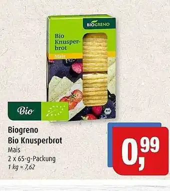 Markant Markt Biogreno bio knusperbrot Angebot