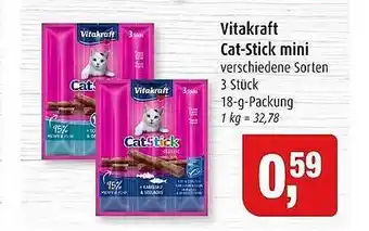 Markant Markt Vitakraft cat stick-mini Angebot