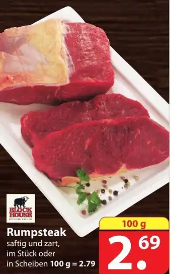 Famila Nord Ost Rumpsteak 100g Angebot