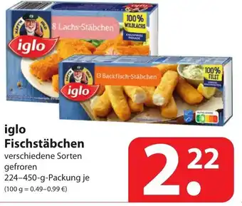 Famila Nord Ost Iglo Fischstäbchen 224-450g Angebot