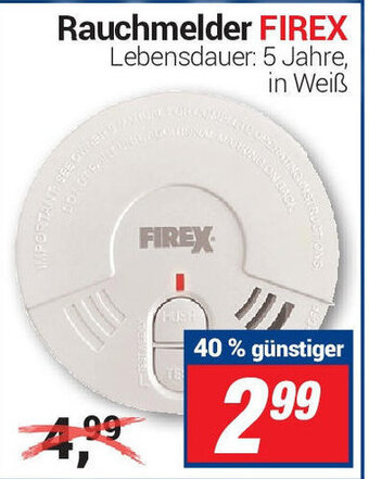 CENTERSHOP Rauchmelder Firex Angebot