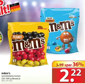 Famila Nord Ost m&m's 220-300g Angebot