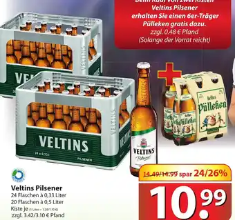 Famila Nord Ost Veltins Pilsener 24x0,33L/20x0,5L Angebot