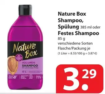 Famila Nord Ost Nature Box Shampoo, Spülung oder Festes Shampoo 85g Angebot