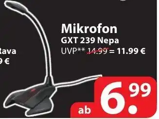 Famila Nord Ost Mikrofon GXT 239 Nepa Angebot