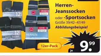 Famila Nord Ost Herren Jeanssocken oder Sportsocken Angebot