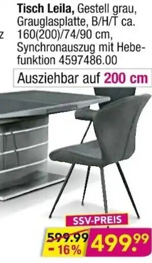 Möbel Boss Tisch Leila Angebot