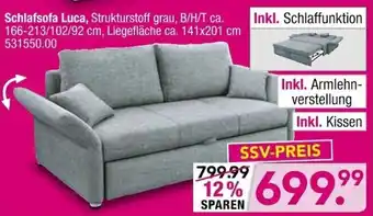 Möbel Boss Schlafsofa Luca Angebot